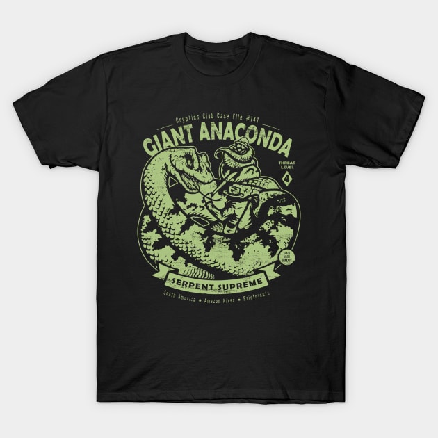 Giant Anaconda T-Shirt by heartattackjack